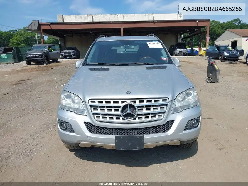 2011 Mercedes-Benz Ml 350 4Matic VIN: 4JGBB8GB2BA665256 Lot: 45308335