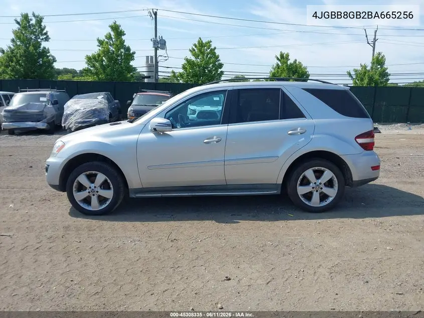 2011 Mercedes-Benz Ml 350 4Matic VIN: 4JGBB8GB2BA665256 Lot: 45308335