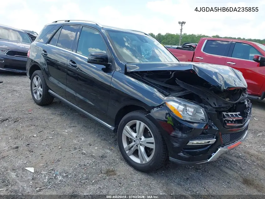 2013 Mercedes-Benz Ml 350 4Matic VIN: 4JGDA5HB6DA235855 Lot: 45520315
