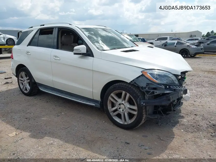 2013 Mercedes-Benz Ml 350 VIN: 4JGDA5JB9DA173653 Lot: 45558033