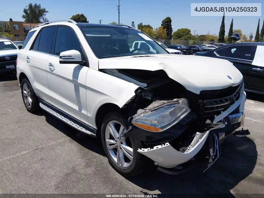 2013 Mercedes-Benz Ml 350 VIN: 4JGDA5JB1DA250323 Lot: 45561824