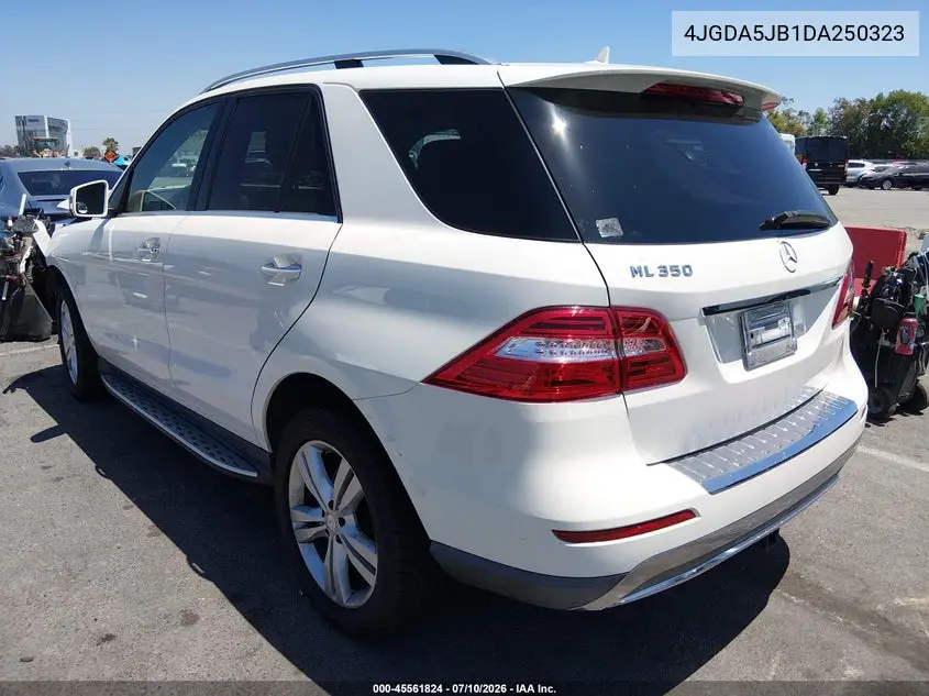 2013 Mercedes-Benz Ml 350 VIN: 4JGDA5JB1DA250323 Lot: 45561824