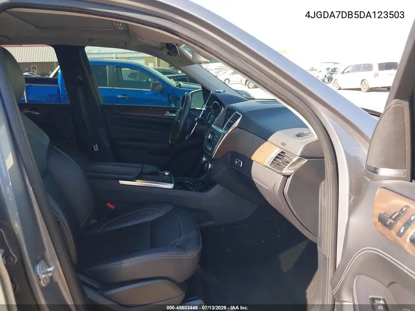 2013 Mercedes-Benz Ml 550 4Matic VIN: 4JGDA7DB5DA123503 Lot: 45603446