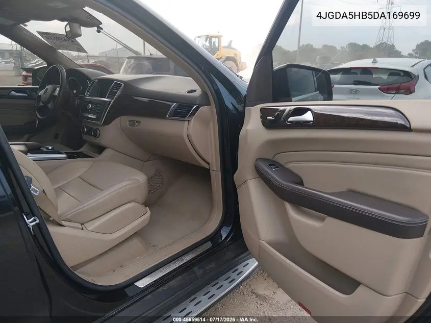 2013 Mercedes-Benz Ml 350 4Matic VIN: 4JGDA5HB5DA169699 Lot: 45659514
