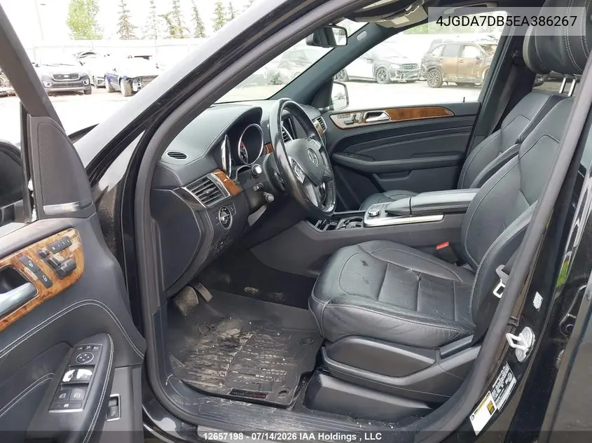 2014 Mercedes-Benz Ml 550 4Matic VIN: 4JGDA7DB5EA386267 Lot: 12657198