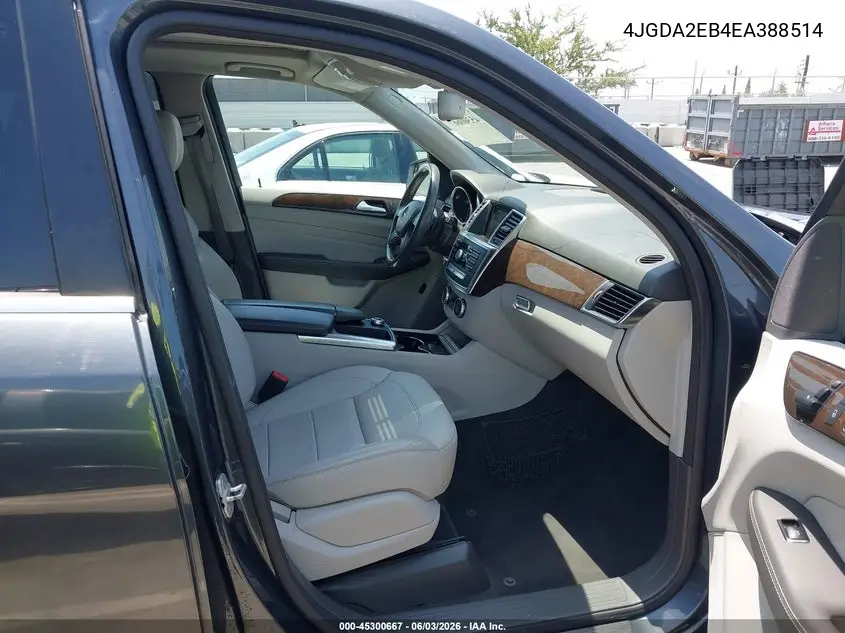 4JGDA2EB4EA388514 2014 Mercedes-Benz Ml 350 Bluetec 4Matic