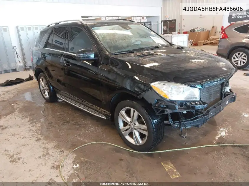 4JGDA5HB8FA486606 2015 Mercedes-Benz Ml 350 4Matic