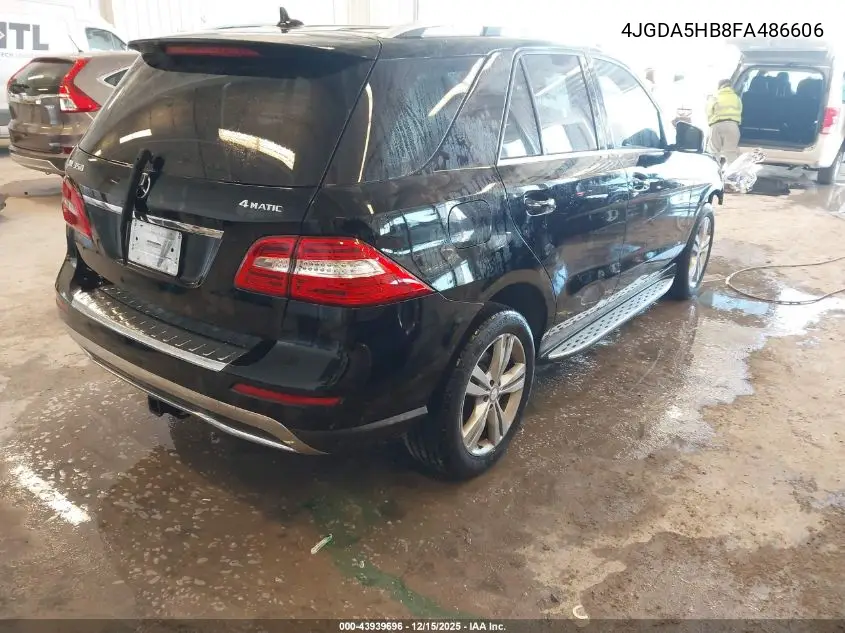 4JGDA5HB8FA486606 2015 Mercedes-Benz Ml 350 4Matic