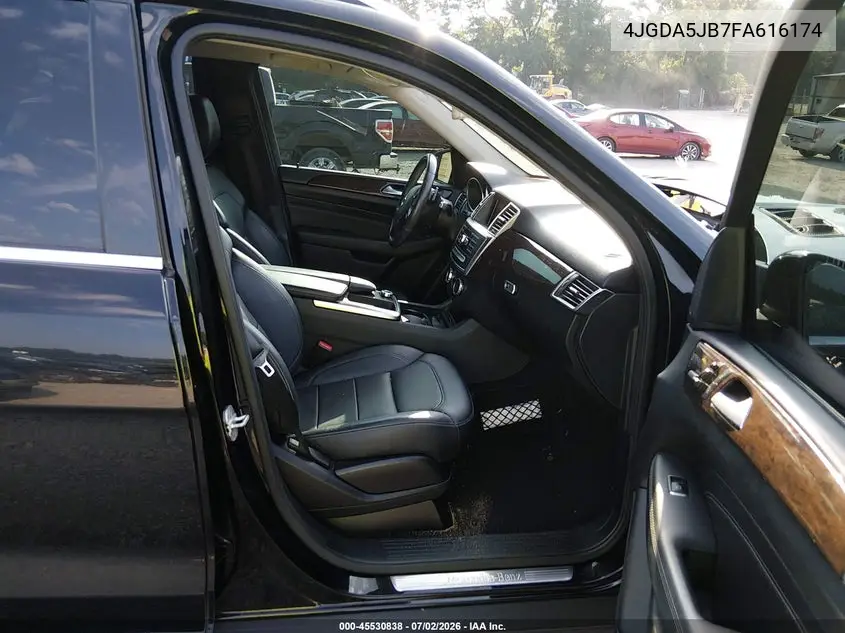 2015 Mercedes-Benz Ml 350 VIN: 4JGDA5JB7FA616174 Lot: 45530838