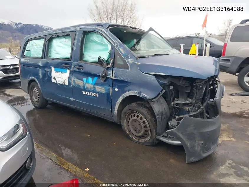2016 Mercedes-Benz Metris VIN: WD4PG2EE1G3164088 Lot: 43976867