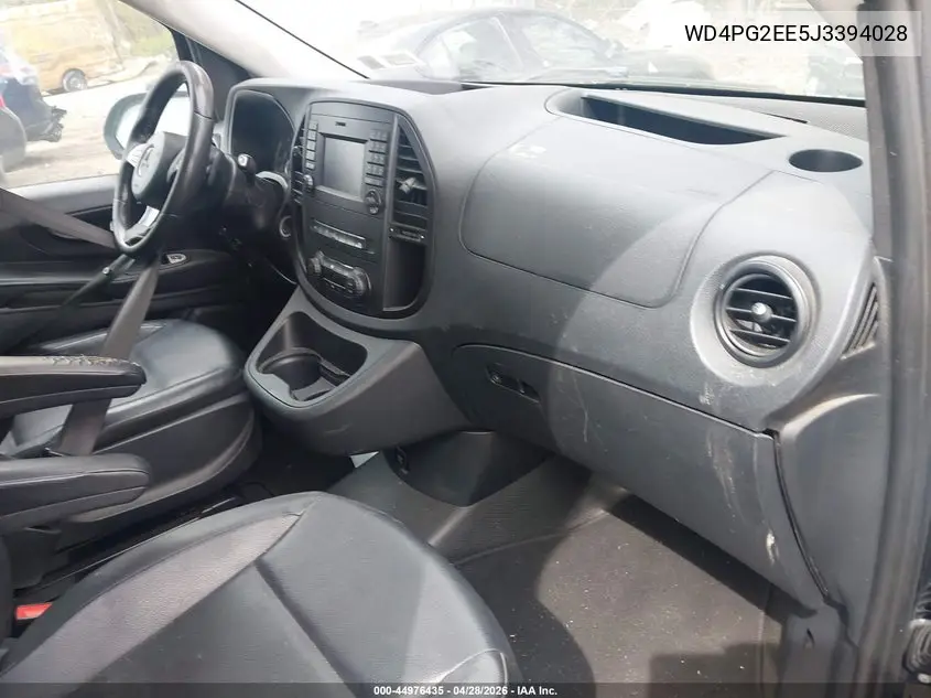 2018 Mercedes-Benz Metris VIN: WD4PG2EE5J3394028 Lot: 44976435