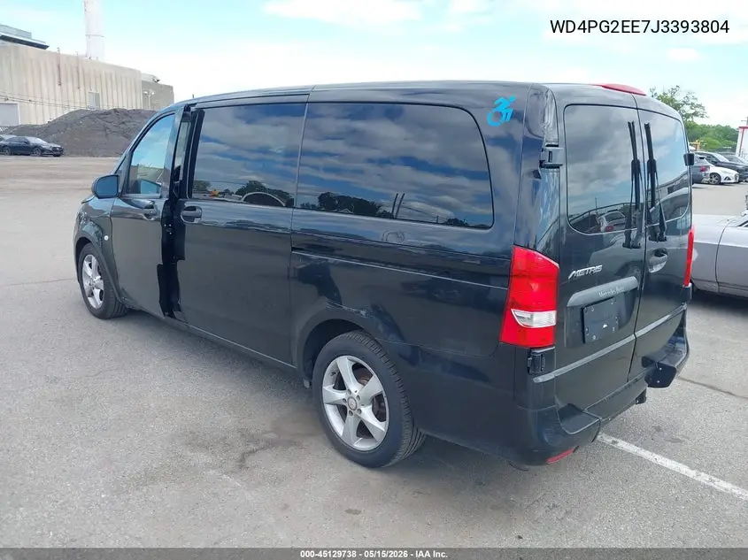 2018 Mercedes-Benz Metris VIN: WD4PG2EE7J3393804 Lot: 45129738