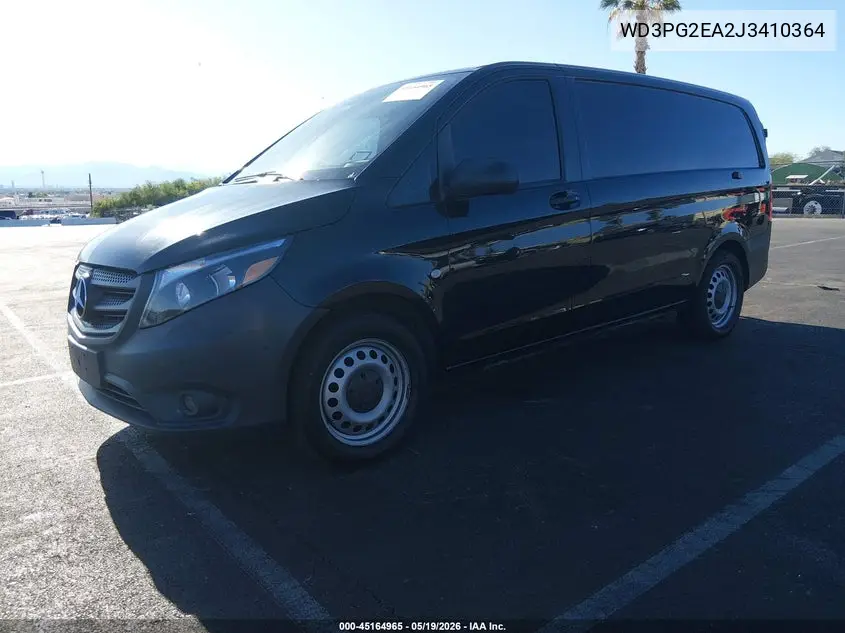 2018 Mercedes-Benz Metris VIN: WD3PG2EA2J3410364 Lot: 45164965