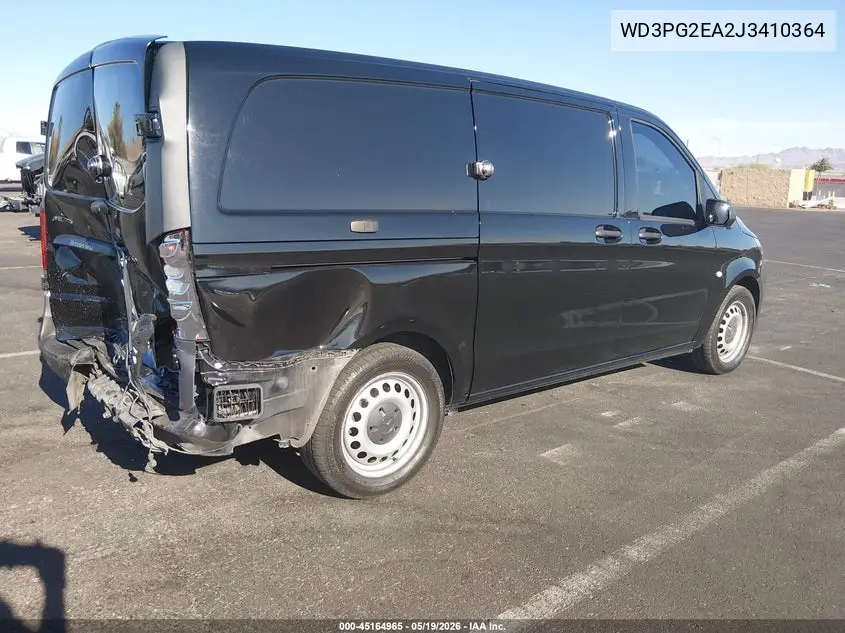 2018 Mercedes-Benz Metris VIN: WD3PG2EA2J3410364 Lot: 45164965