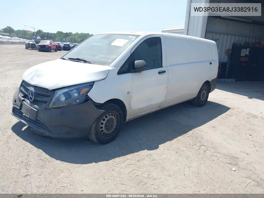 2018 Mercedes-Benz Metris VIN: WD3PG3EA8J3382916 Lot: 45451204