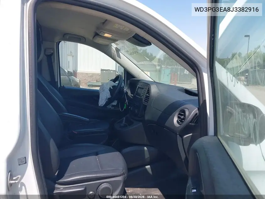 2018 Mercedes-Benz Metris VIN: WD3PG3EA8J3382916 Lot: 45451204