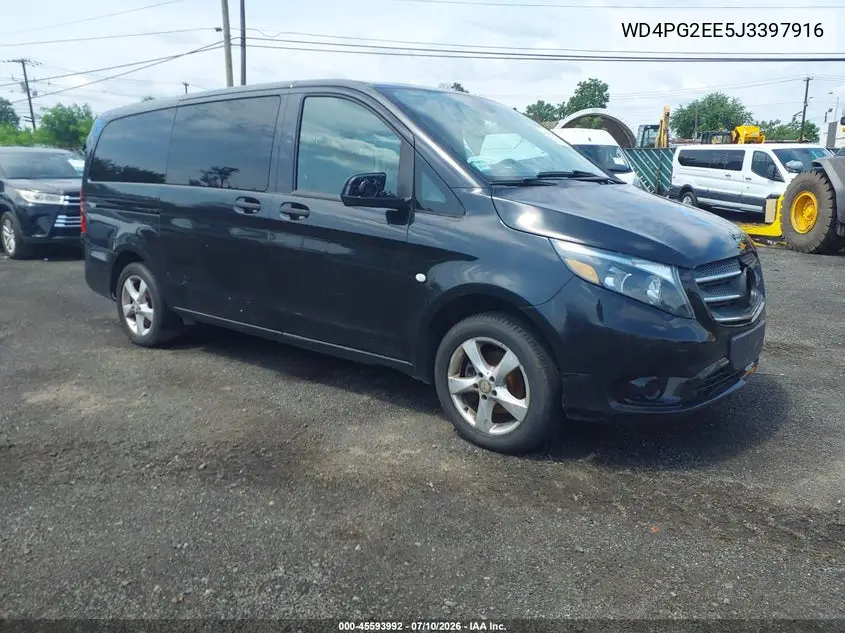 2018 Mercedes-Benz Metris VIN: WD4PG2EE5J3397916 Lot: 45593992