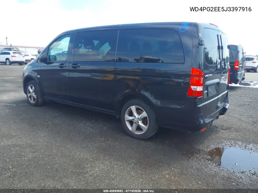 2018 Mercedes-Benz Metris VIN: WD4PG2EE5J3397916 Lot: 45593992