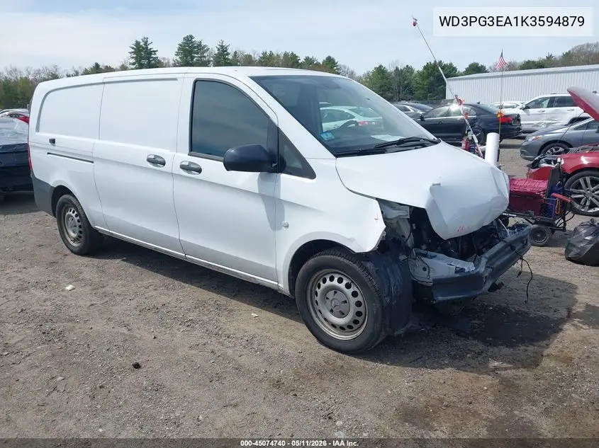 2019 Mercedes-Benz Metris VIN: WD3PG3EA1K3594879 Lot: 45074740