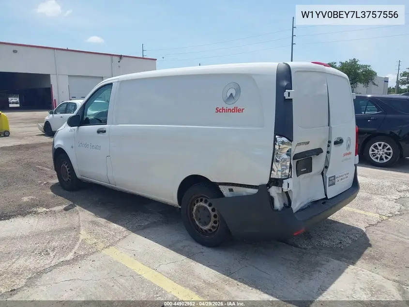 2020 Mercedes-Benz Metris VIN: W1YV0BEY7L3757556 Lot: 44902952