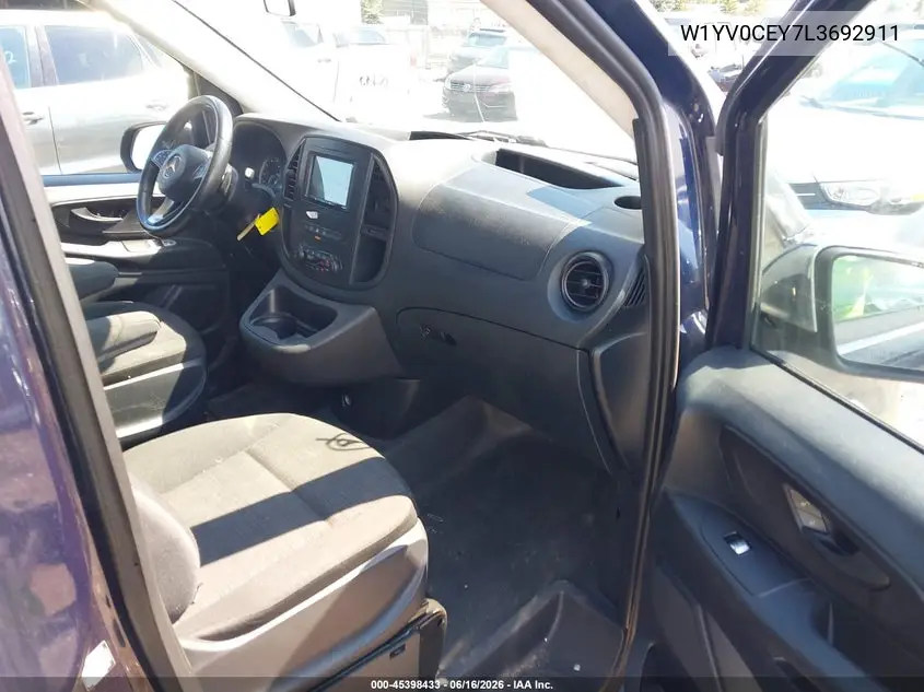 2020 Mercedes-Benz Metris VIN: W1YV0CEY7L3692911 Lot: 45398433