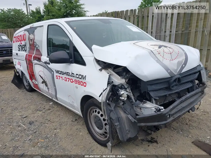 2020 Mercedes-Benz Metris VIN: W1YV0BEY1L3754250 Lot: 45419347