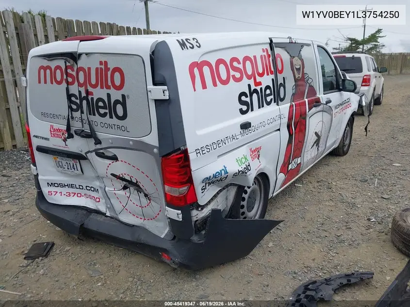 2020 Mercedes-Benz Metris VIN: W1YV0BEY1L3754250 Lot: 45419347
