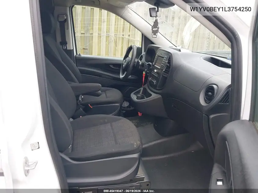 2020 Mercedes-Benz Metris VIN: W1YV0BEY1L3754250 Lot: 45419347