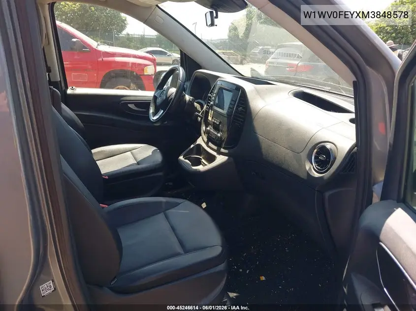 2021 Mercedes-Benz Metris VIN: W1WV0FEYXM3848578 Lot: 45246614