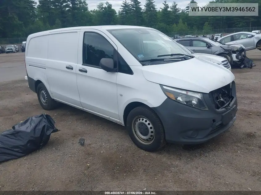 2021 Mercedes-Benz Metris VIN: W1YV0BEY3M3946562 Lot: 45535741