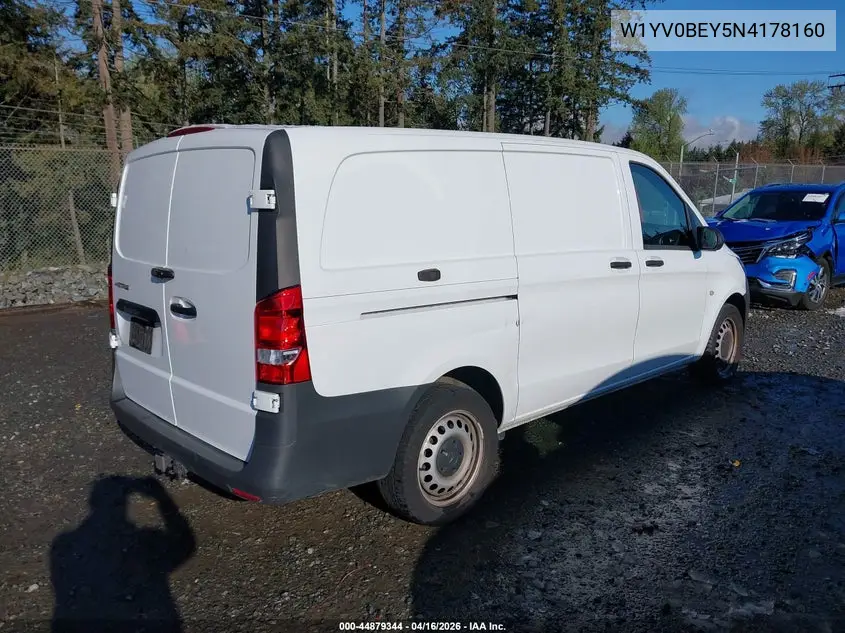 2022 Mercedes-Benz Metris VIN: W1YV0BEY5N4178160 Lot: 44879344