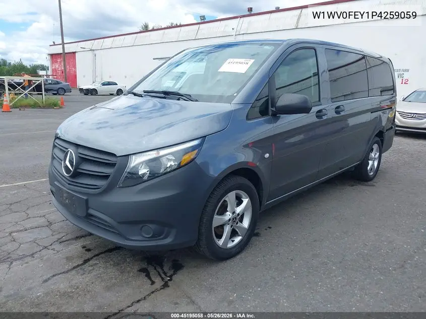 2023 Mercedes-Benz Metris VIN: W1WV0FEY1P4259059 Lot: 45195058
