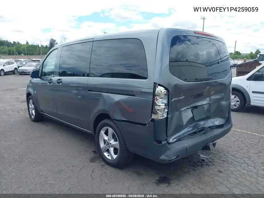 2023 Mercedes-Benz Metris VIN: W1WV0FEY1P4259059 Lot: 45195058