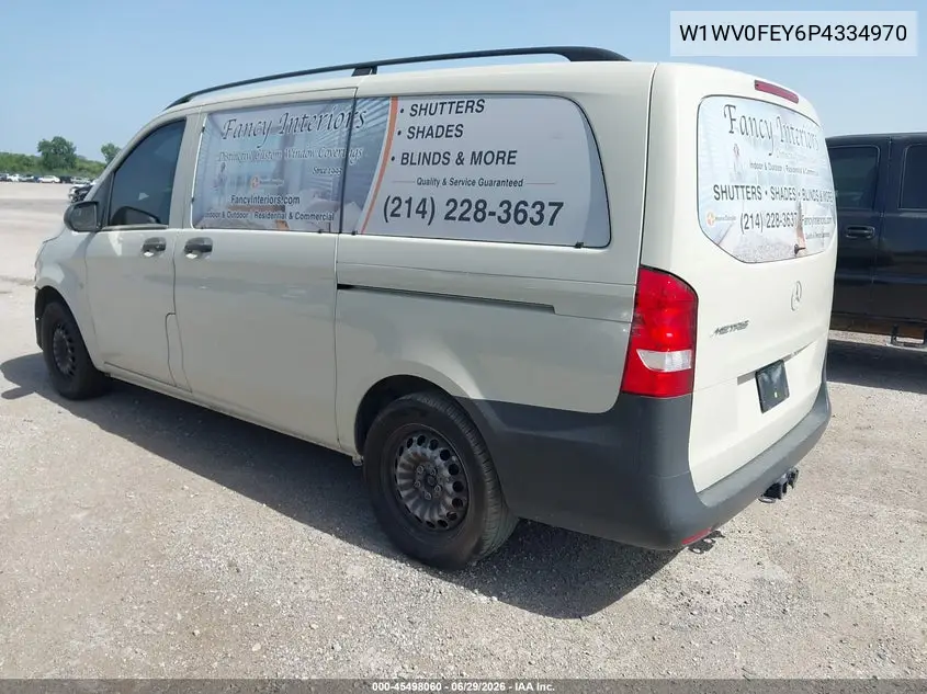 2023 Mercedes-Benz Metris VIN: W1WV0FEY6P4334970 Lot: 45498060