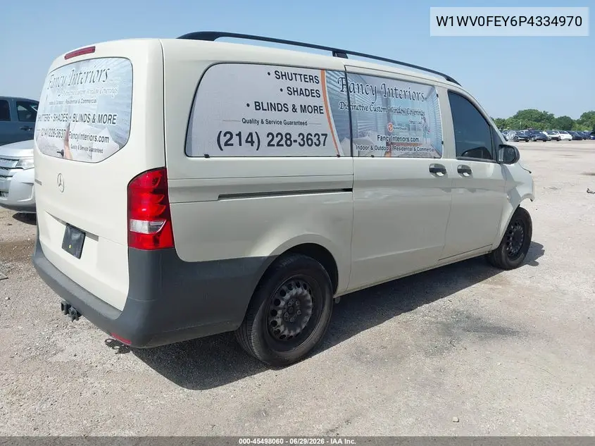 2023 Mercedes-Benz Metris VIN: W1WV0FEY6P4334970 Lot: 45498060