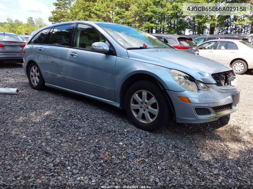 2006 Mercedes-Benz R 350 4Matic VIN: 4JGCB65E66A029158 Lot: 42771601