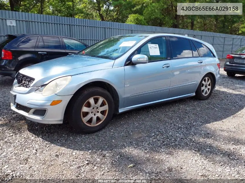 2006 Mercedes-Benz R 350 4Matic VIN: 4JGCB65E66A029158 Lot: 42771601