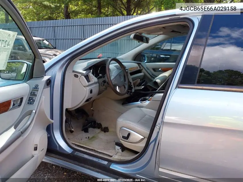 2006 Mercedes-Benz R 350 4Matic VIN: 4JGCB65E66A029158 Lot: 42771601