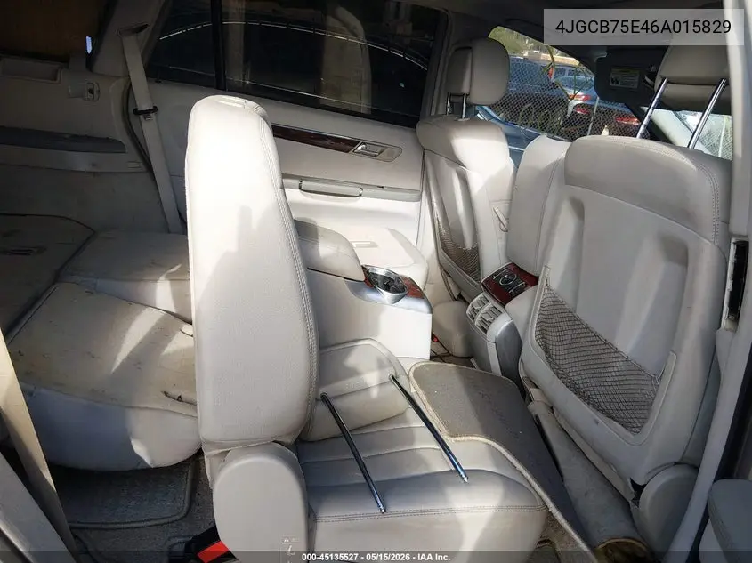 2006 Mercedes-Benz R 500 4Matic VIN: 4JGCB75E46A015829 Lot: 45135527