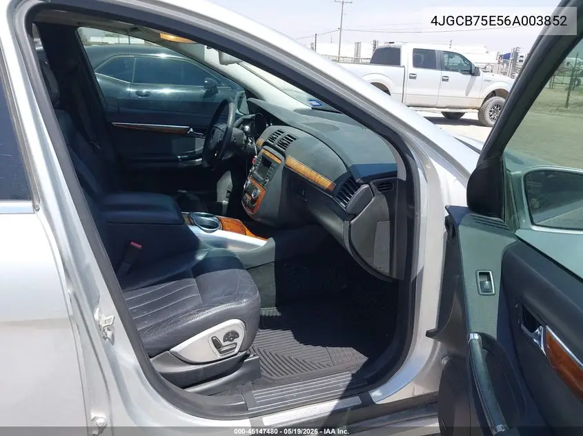 2006 Mercedes-Benz R 500 4Matic VIN: 4JGCB75E56A003852 Lot: 45147480
