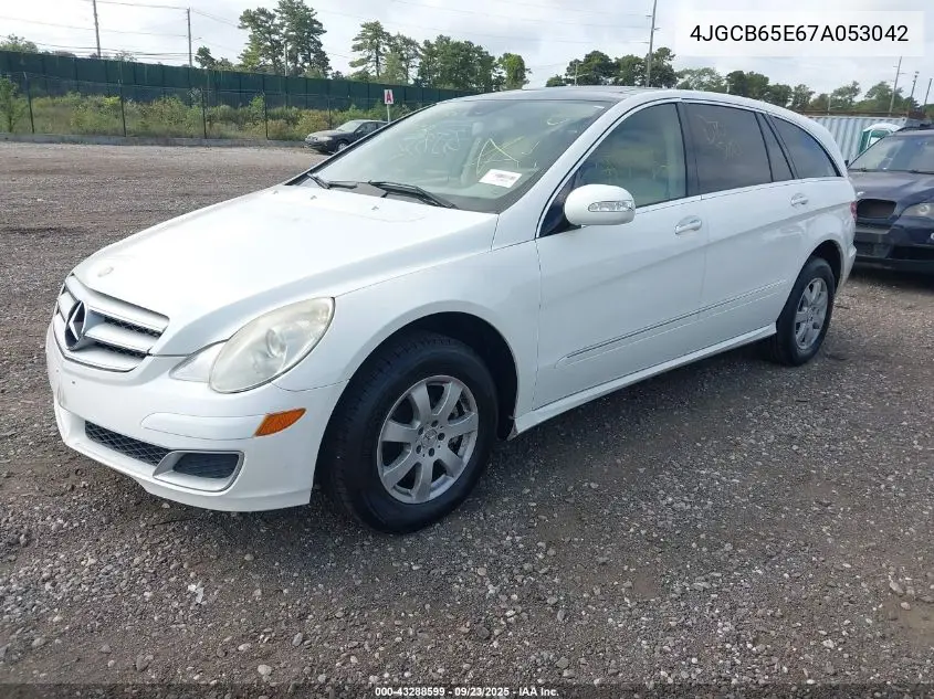 2007 Mercedes-Benz R 350 4Matic VIN: 4JGCB65E67A053042 Lot: 43288599
