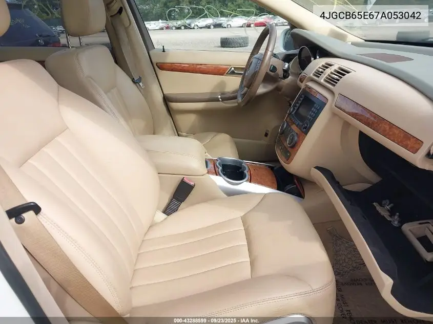 2007 Mercedes-Benz R 350 4Matic VIN: 4JGCB65E67A053042 Lot: 43288599