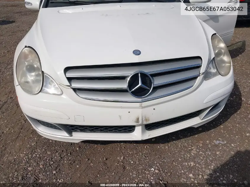 2007 Mercedes-Benz R 350 4Matic VIN: 4JGCB65E67A053042 Lot: 43288599