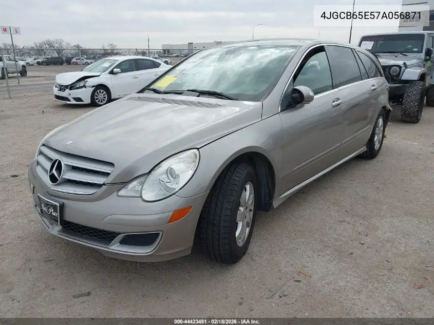 2007 Mercedes-Benz R 350 4Matic VIN: 4JGCB65E57A056871 Lot: 44423481