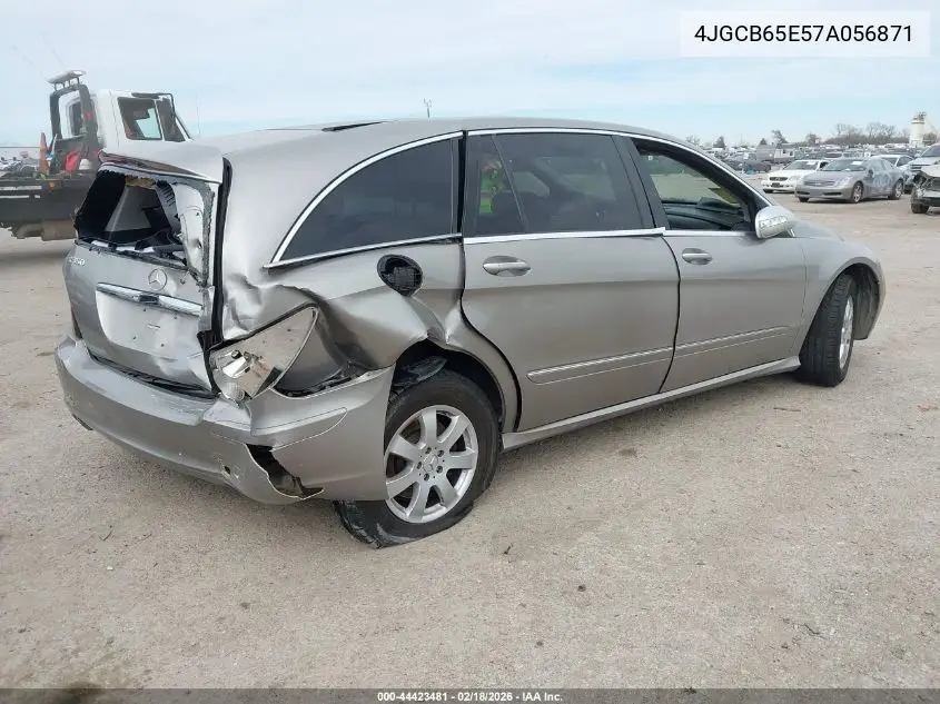 2007 Mercedes-Benz R 350 4Matic VIN: 4JGCB65E57A056871 Lot: 44423481