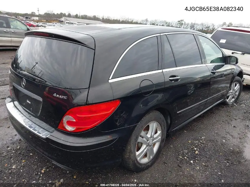 2008 Mercedes-Benz R 350 4Matic VIN: 4JGCB65E38A082340 Lot: 41788328