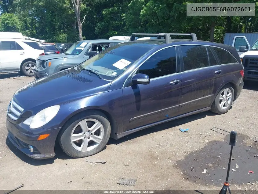 2008 Mercedes-Benz R-Class 3.5L VIN: 4JGCB65E68A072661 Lot: 45361412