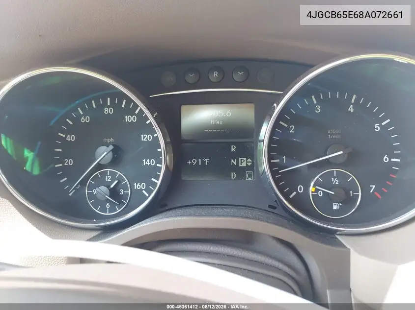 2008 Mercedes-Benz R-Class 3.5L VIN: 4JGCB65E68A072661 Lot: 45361412