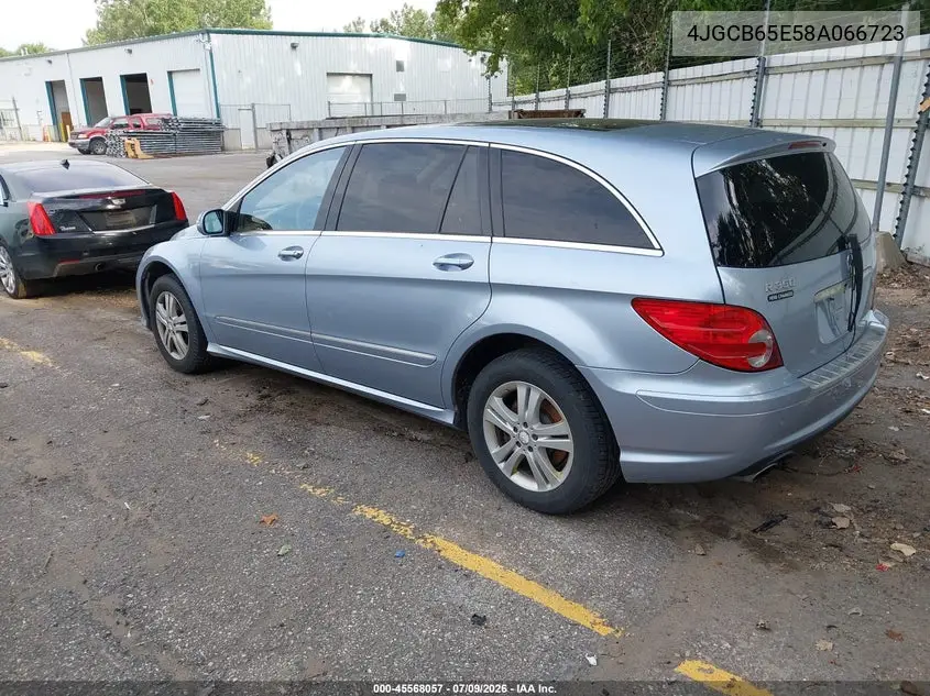 2008 Mercedes-Benz R-Class 3.5L VIN: 4JGCB65E58A066723 Lot: 45568057