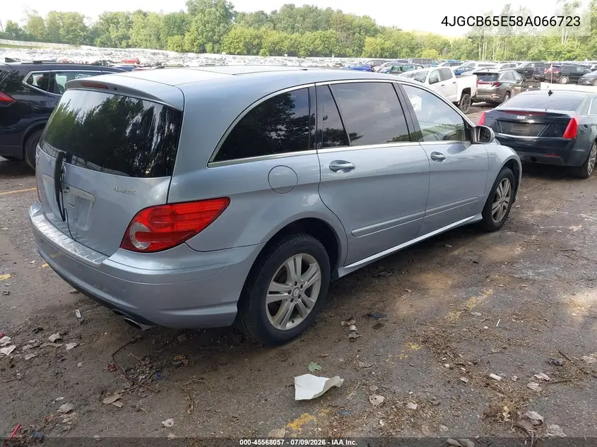 2008 Mercedes-Benz R-Class 3.5L VIN: 4JGCB65E58A066723 Lot: 45568057